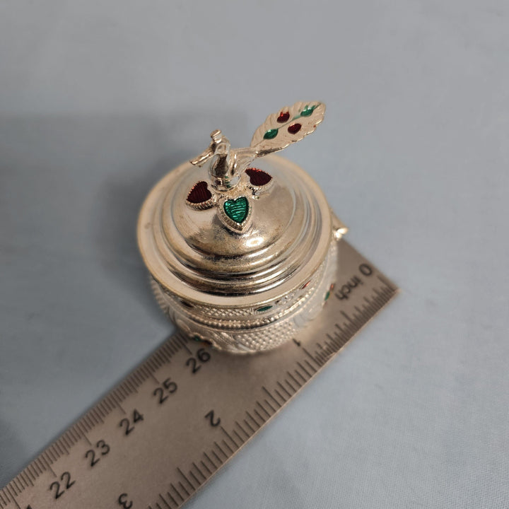 Silver Kumkum box
