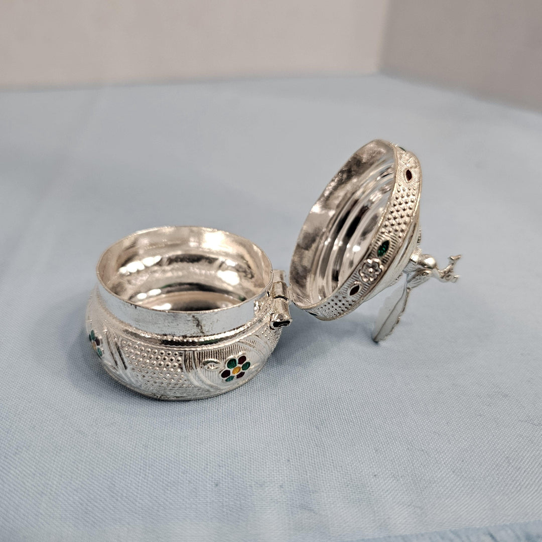 Silver Kumkum box