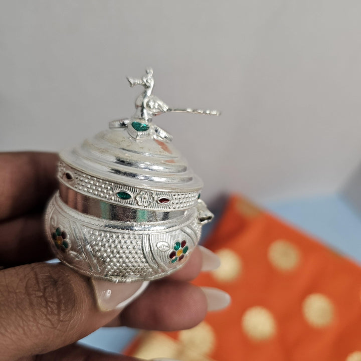 Silver Kumkum box