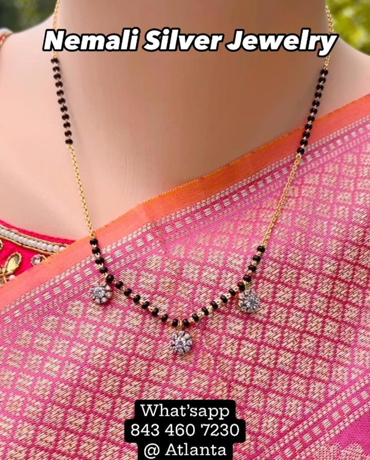 92.5 Silver Mangalsutra