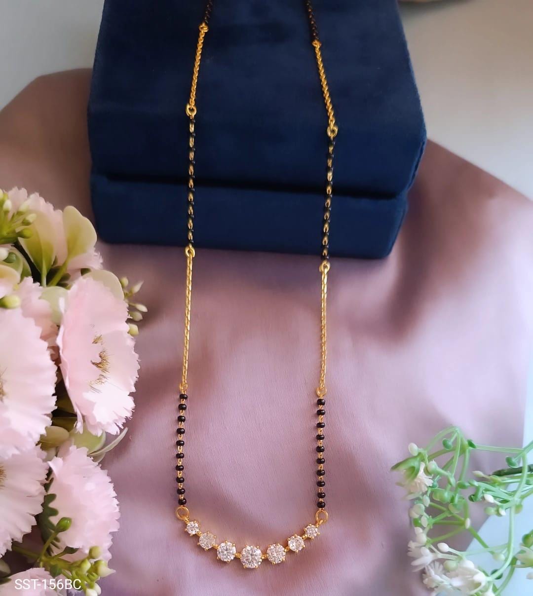 7 Stones Black Beads