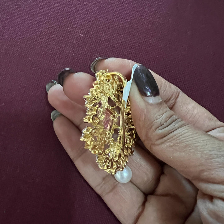 Diamond replica Pendant set