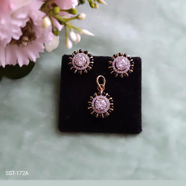 Diamond replica Pendant sets