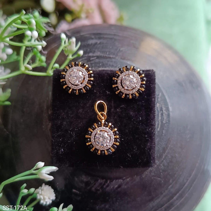 Diamond replica Pendant sets