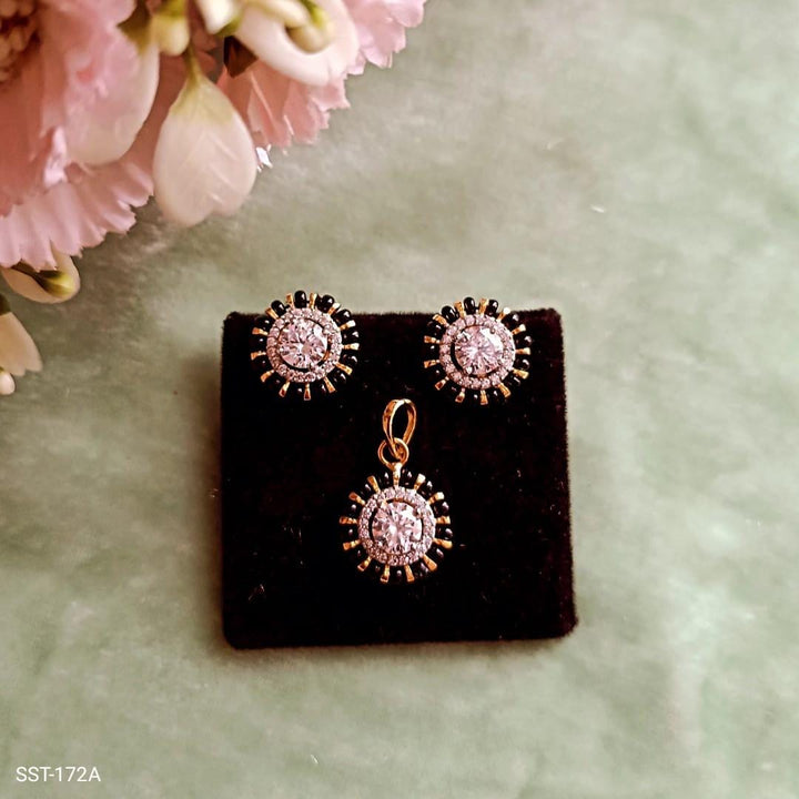 Diamond replica Pendant sets