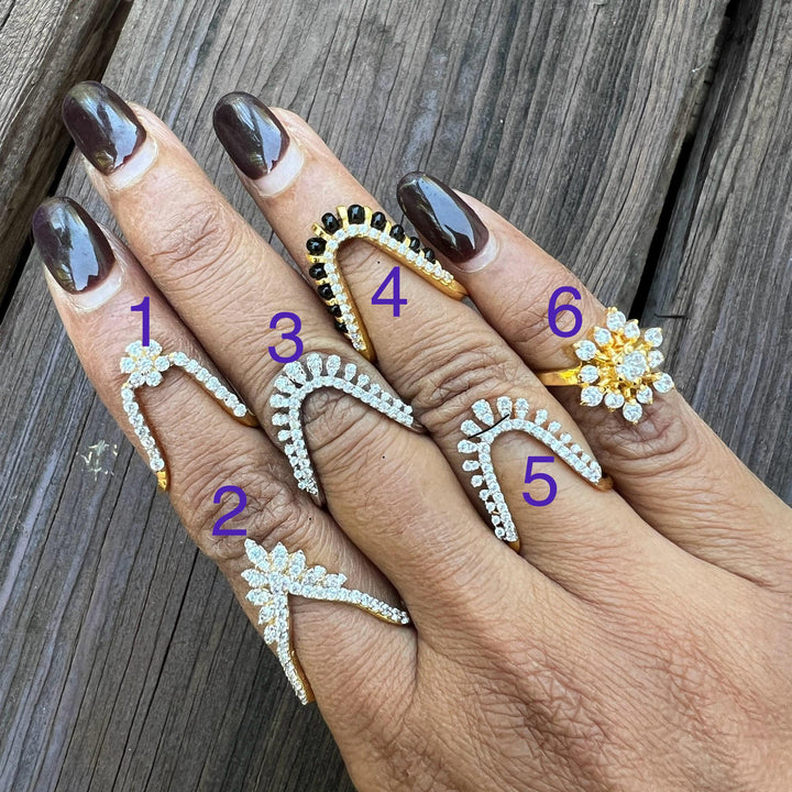 92.5 Diamond Rep Rings