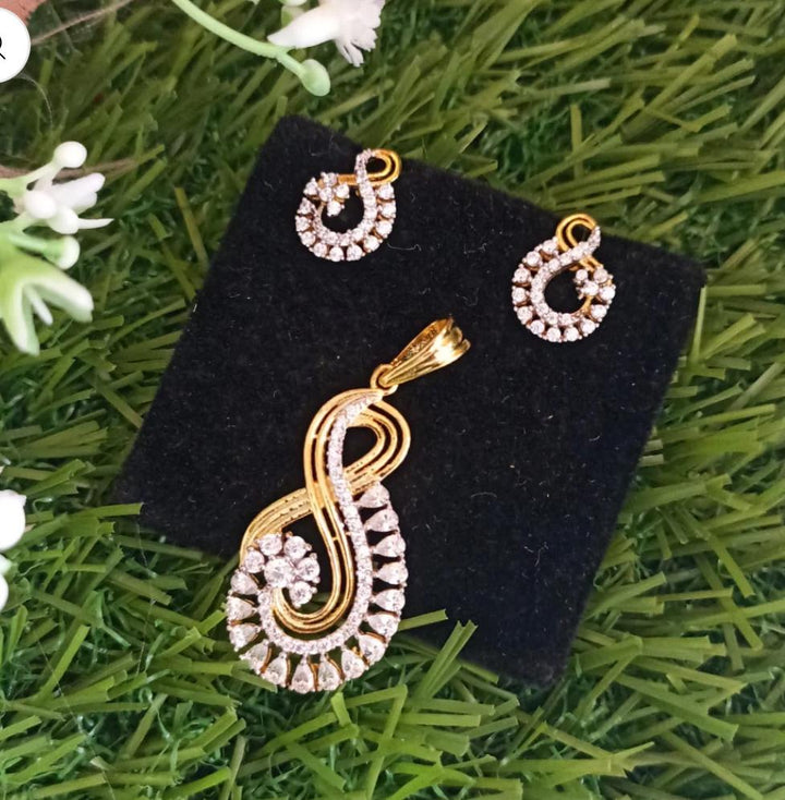 Diamond replica Pendant sets