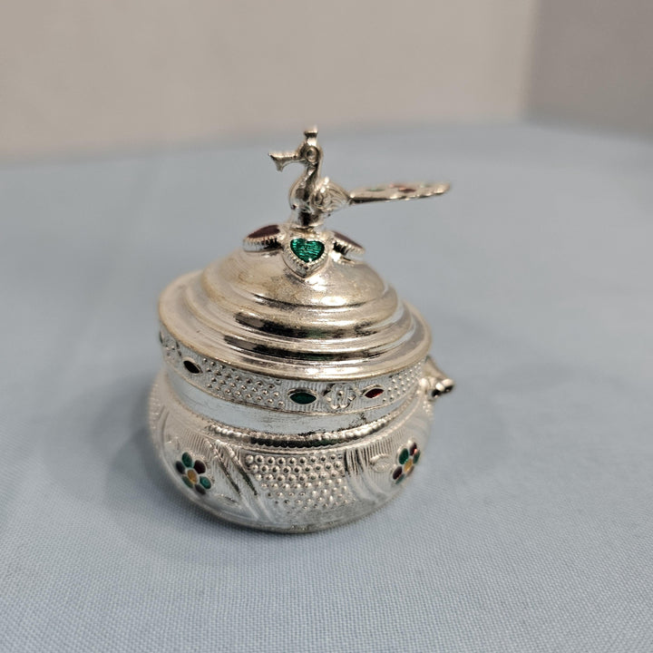 Silver Kumkum box