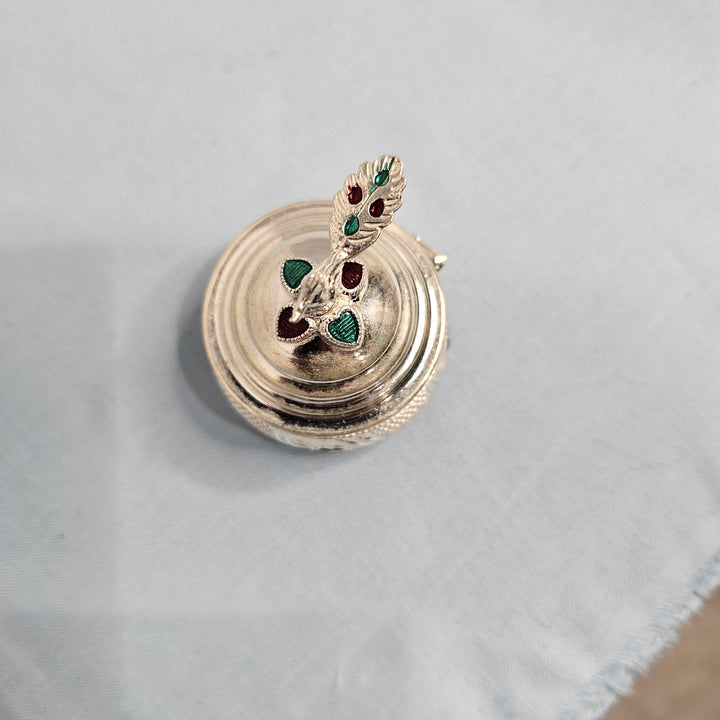Silver Kumkum box