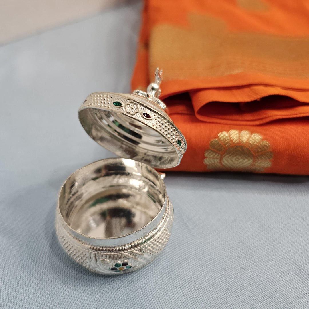 Silver Kumkum box