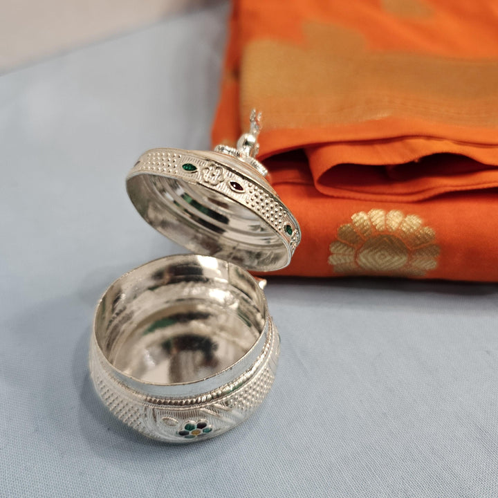 Silver Kumkum box