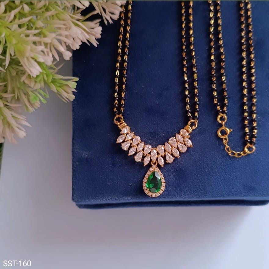Green Black Beads