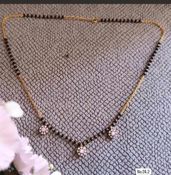 92.5 Silver Mangalsutra