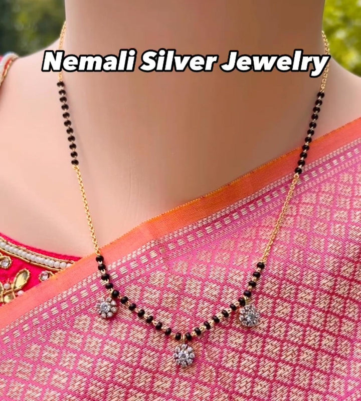 92.5 Silver Mangalsutra