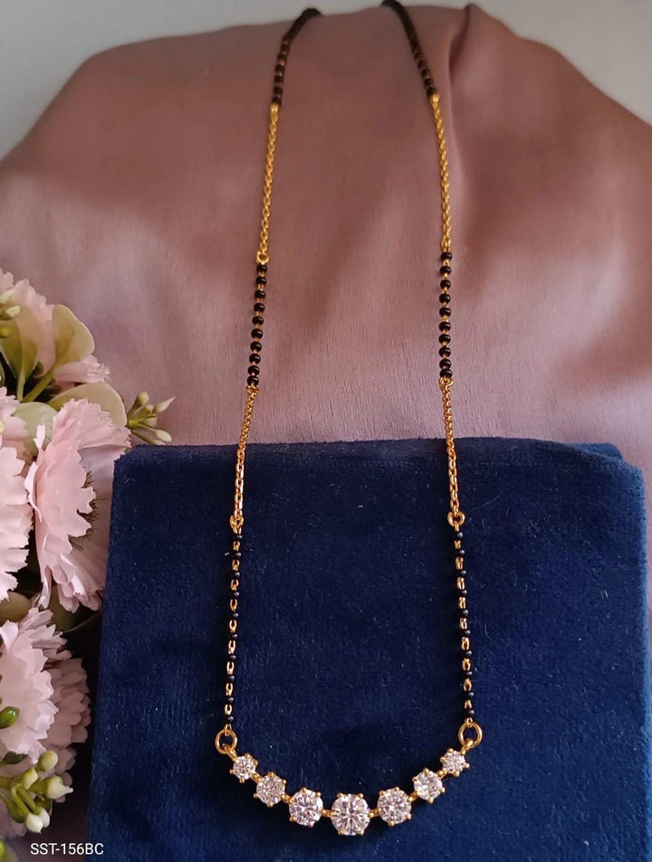 7 Stones Black Beads