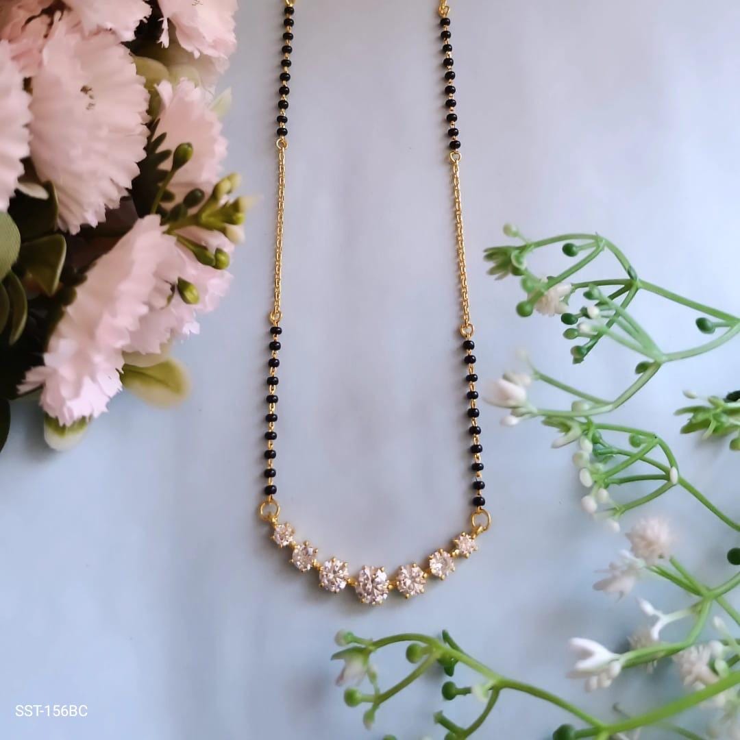 7 Stones Black Beads
