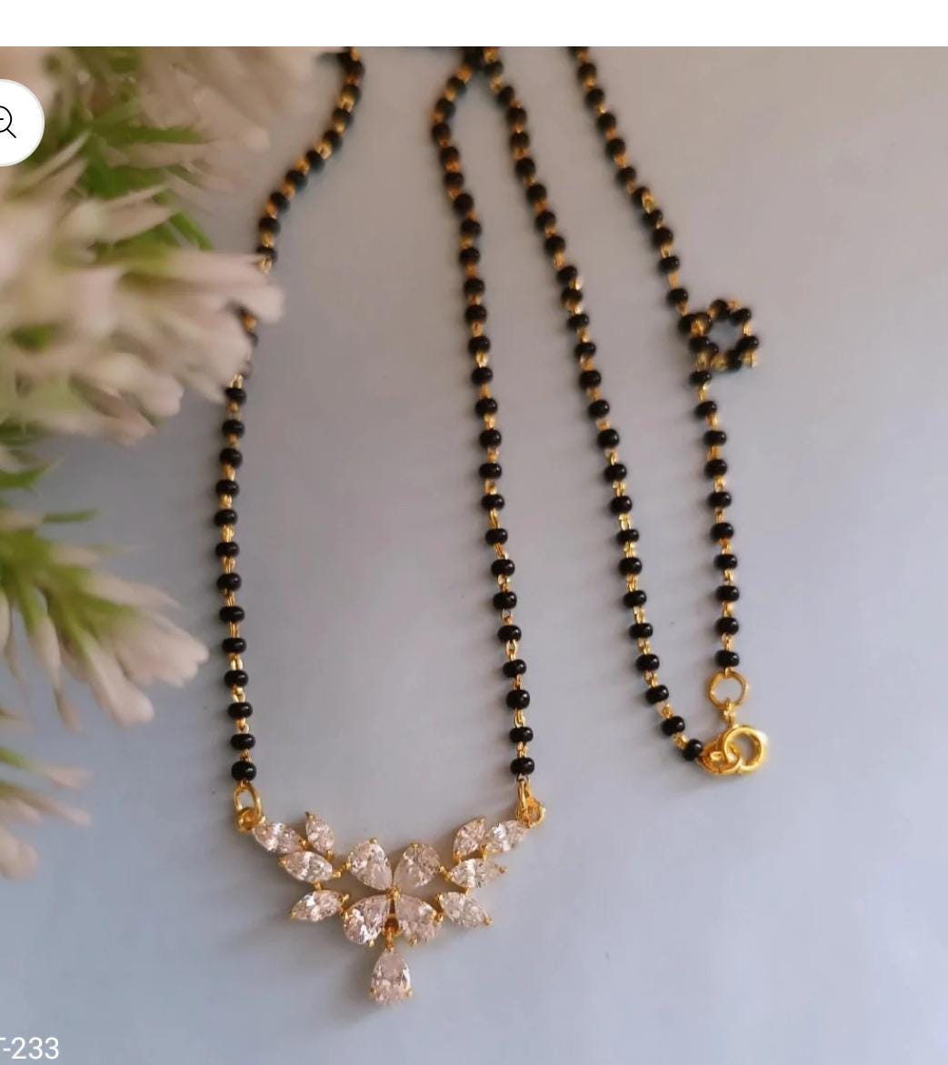 CZ Black Beads