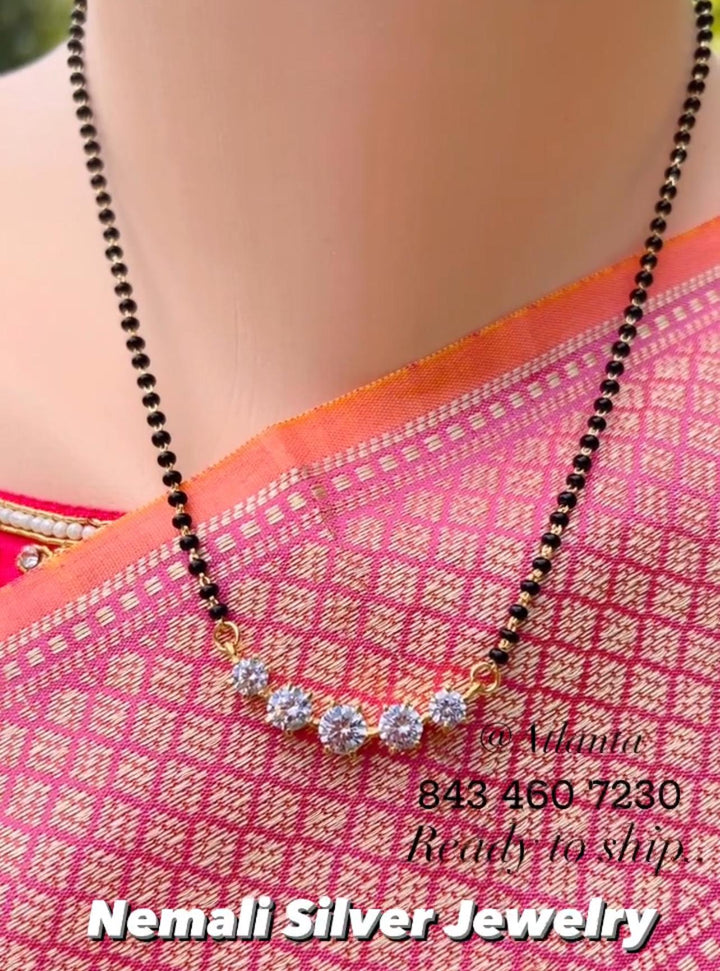 7 stone Black Beads