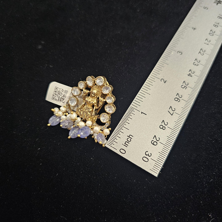 Silver tanzanite necklace