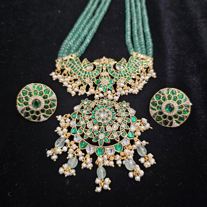 925 Silver Kundan necklace