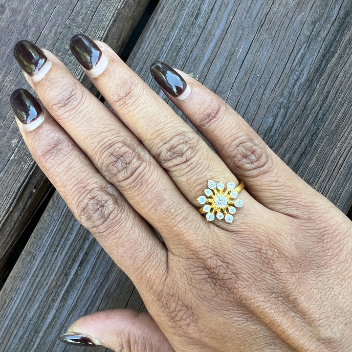 Rep Ring 92.5 Diamond Rep Rings – Nemali LLC