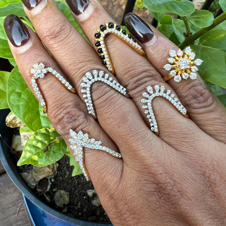 92.5 Diamond Rep Rings