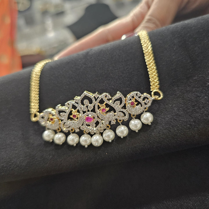 Peacock pattern armlet