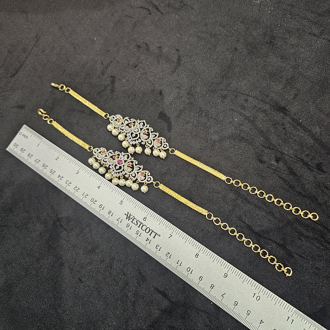 Peacock pattern armlet