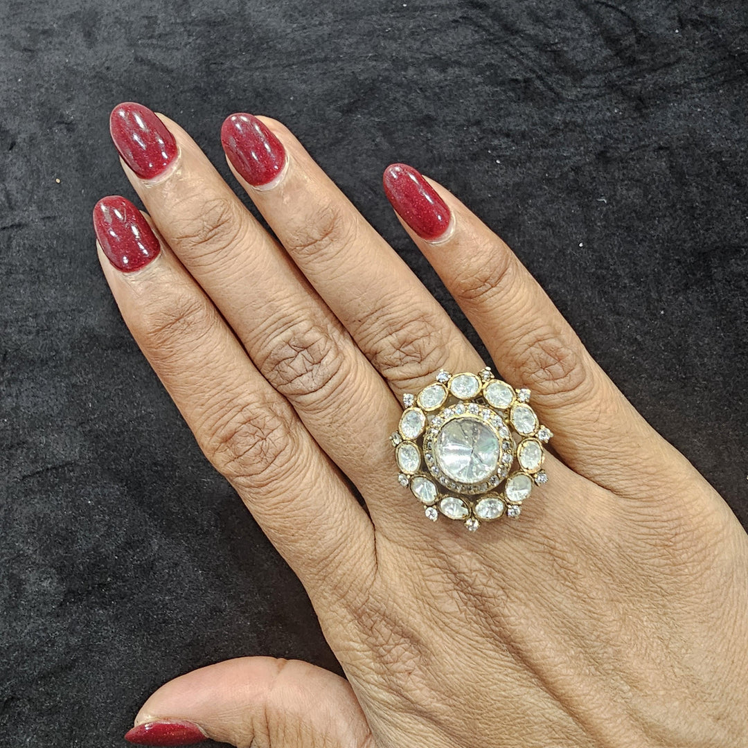 3 moissanite rings