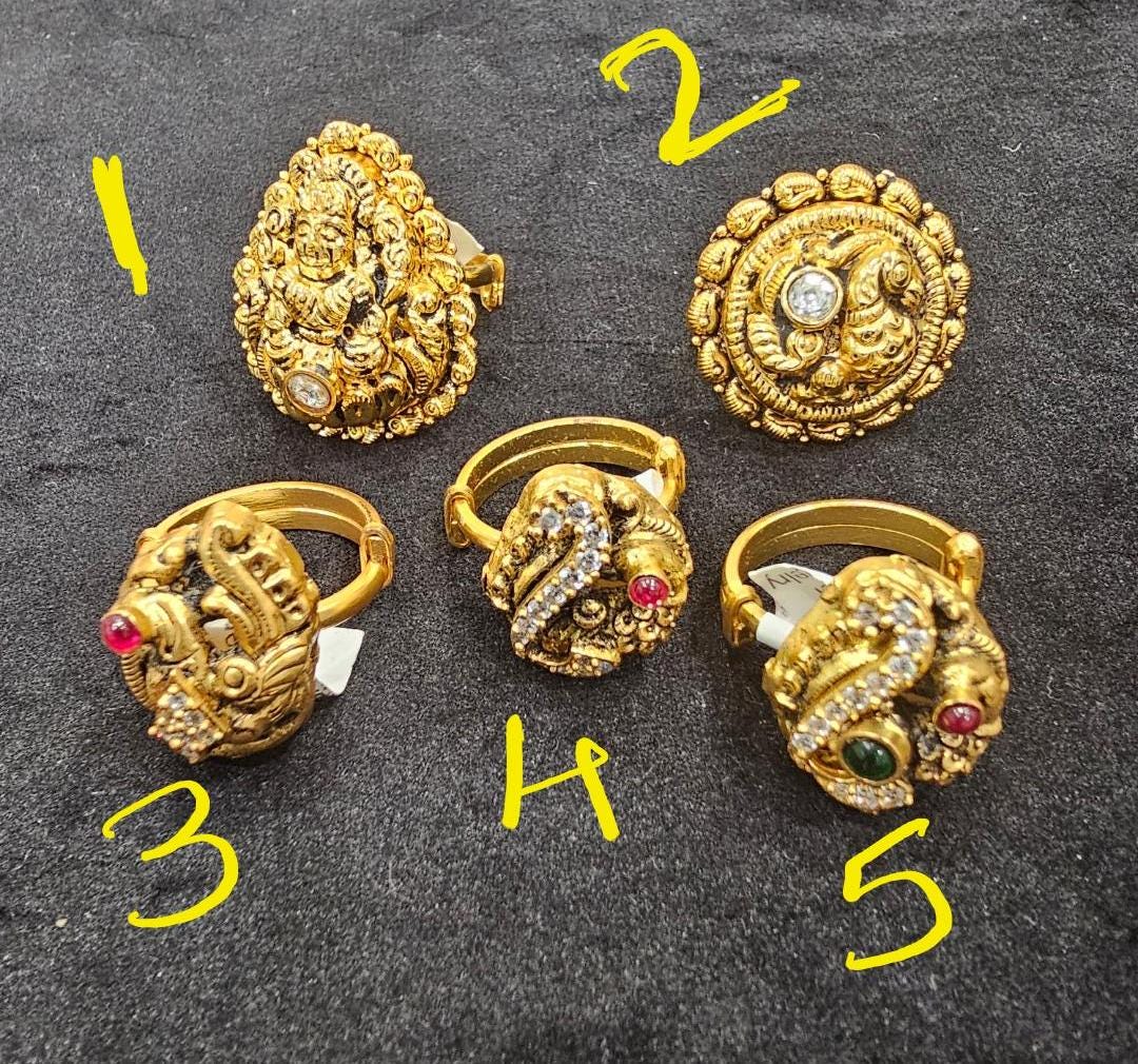Nakshi Adjustable rings