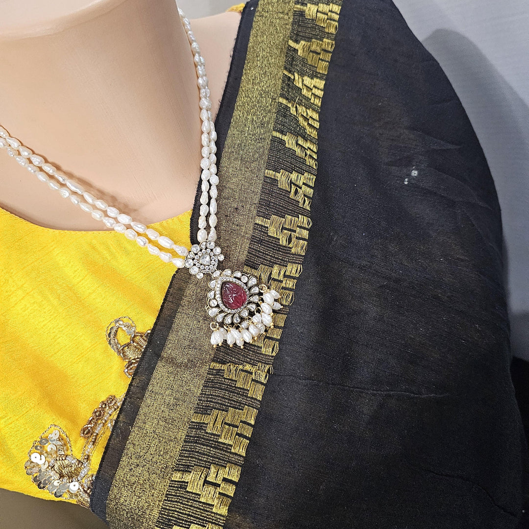 Pearl Moissanite necklace