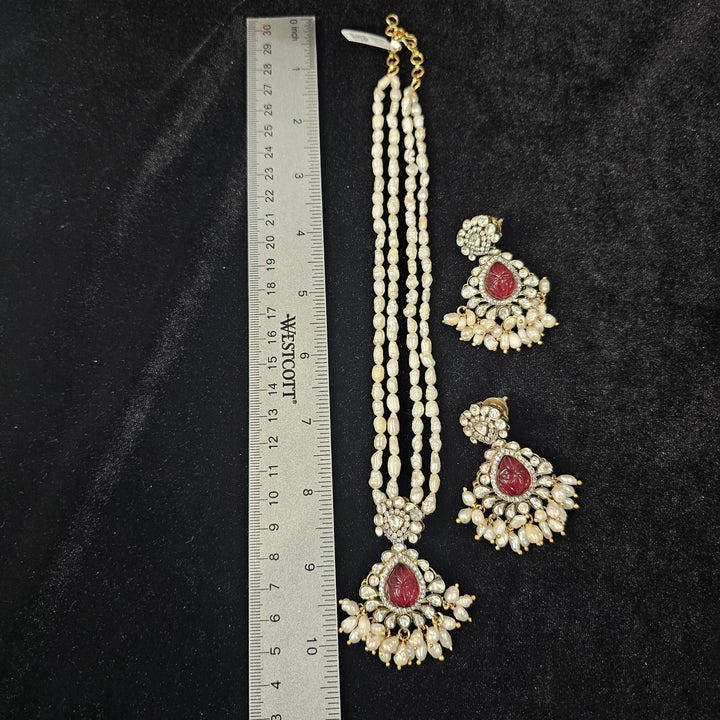 Pearl Moissanite necklace