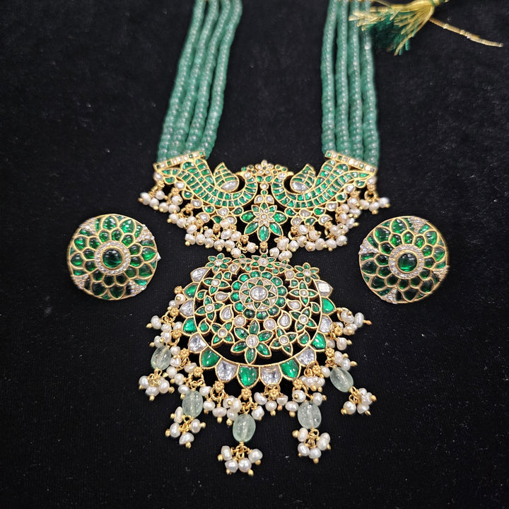 925 Silver Kundan necklace