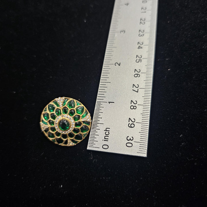 925 Silver Kundan necklace