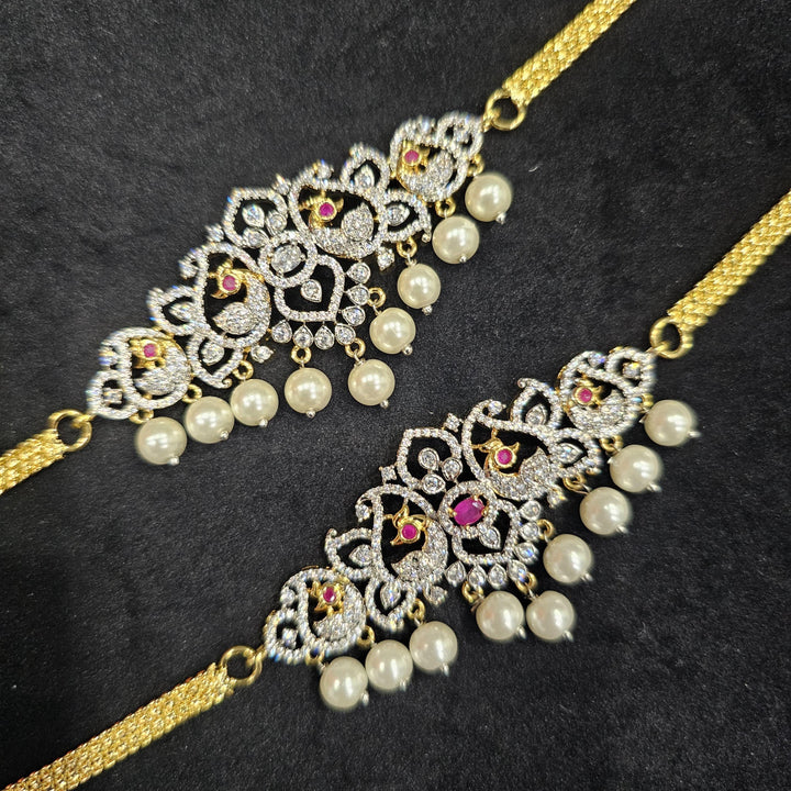 Peacock pattern armlet