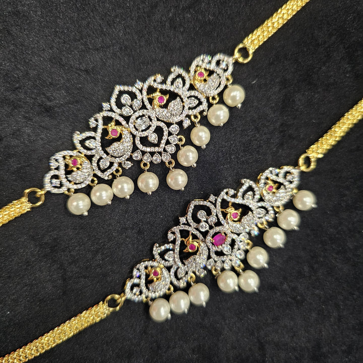 Peacock pattern armlet