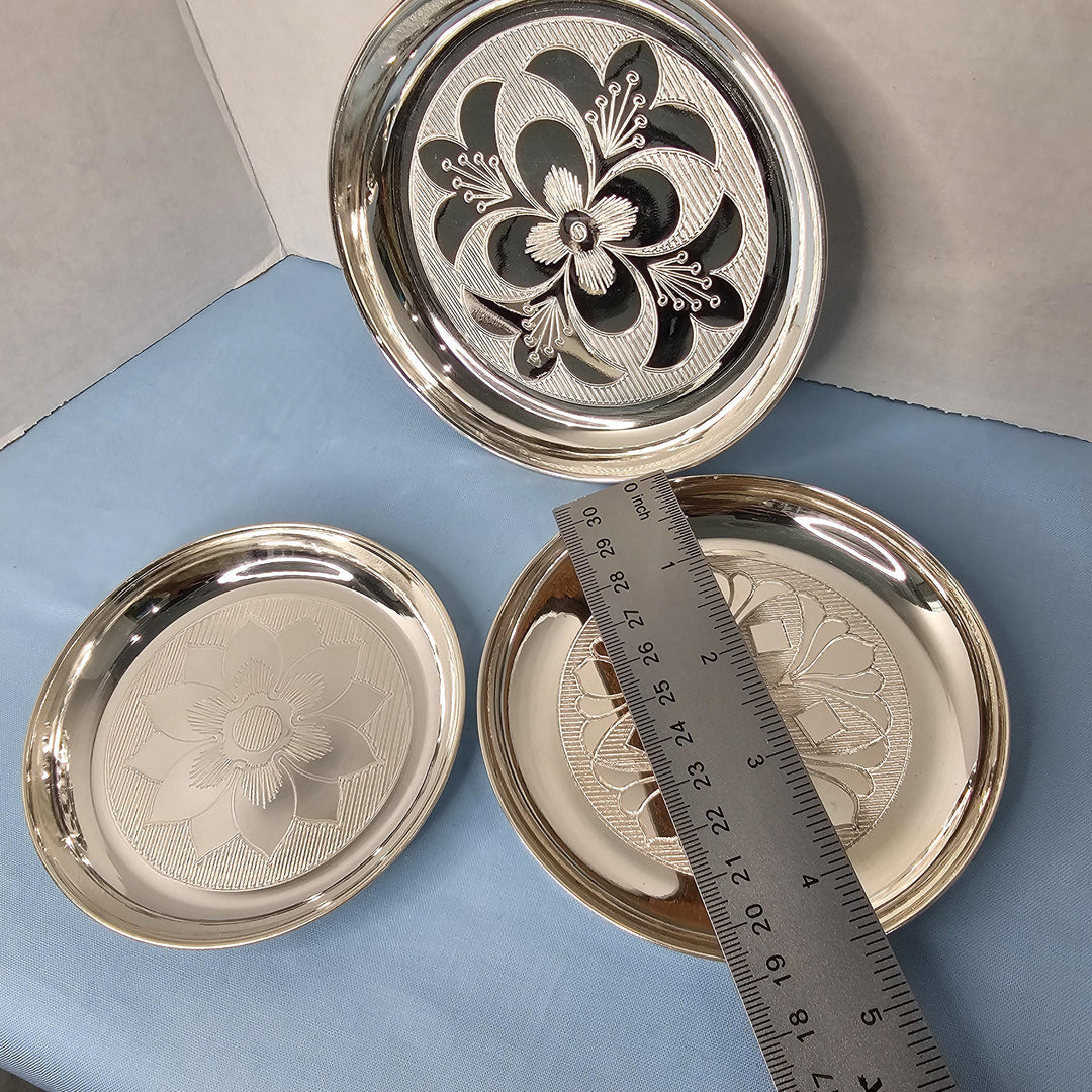 Silver small plates