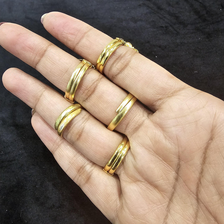 92.5 Silver Kundan Rings