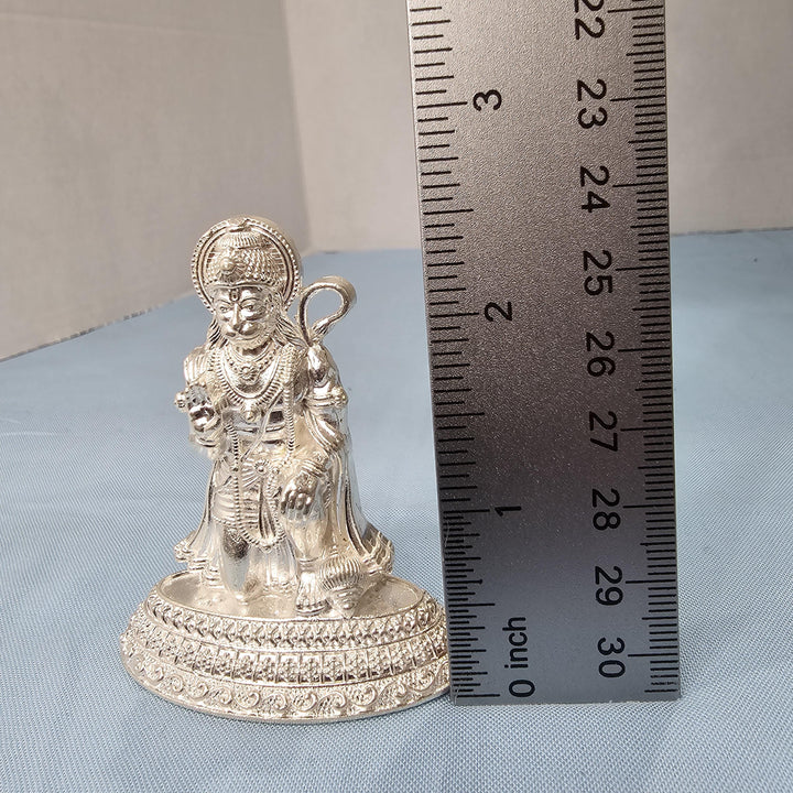 Silver Hanuman idol