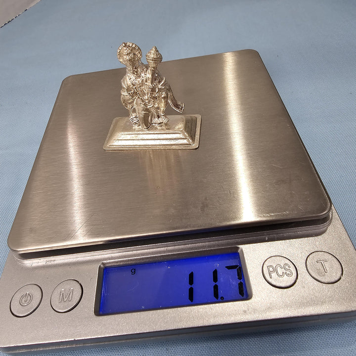 Silver Hanuman idol