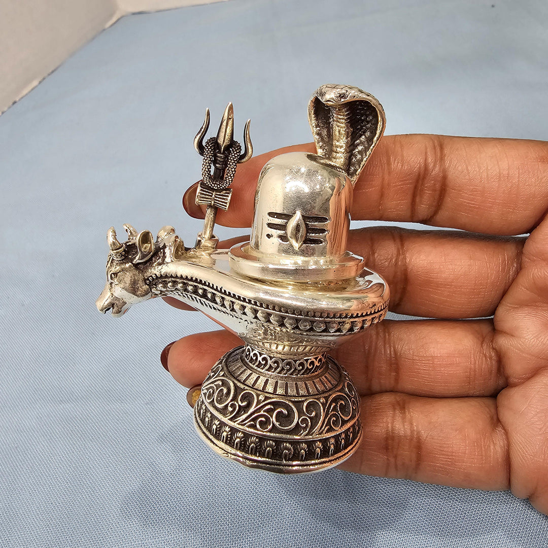 92.5 Silver Shivalingam