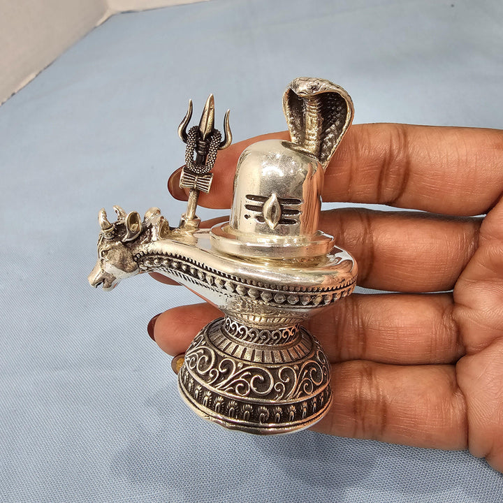92.5 Silver Shivalingam