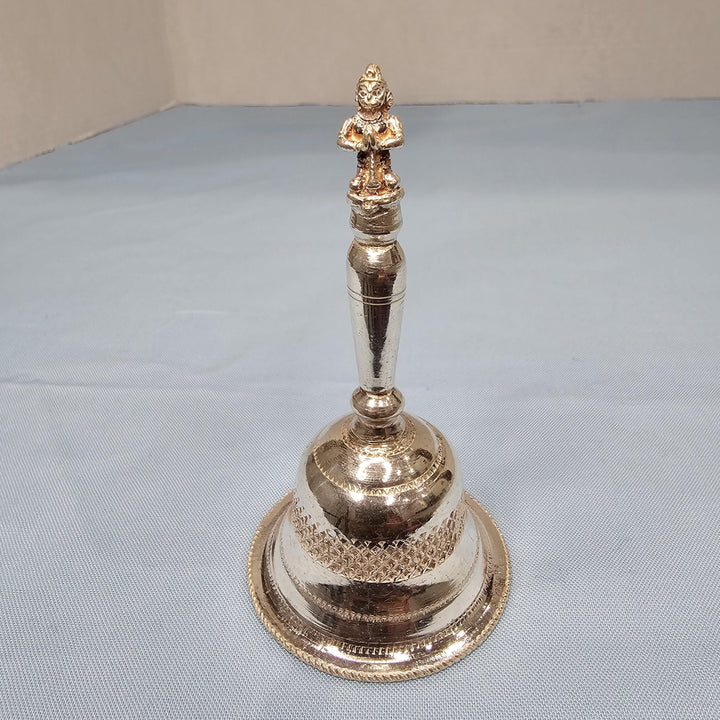 Silver Solid Pooja bell