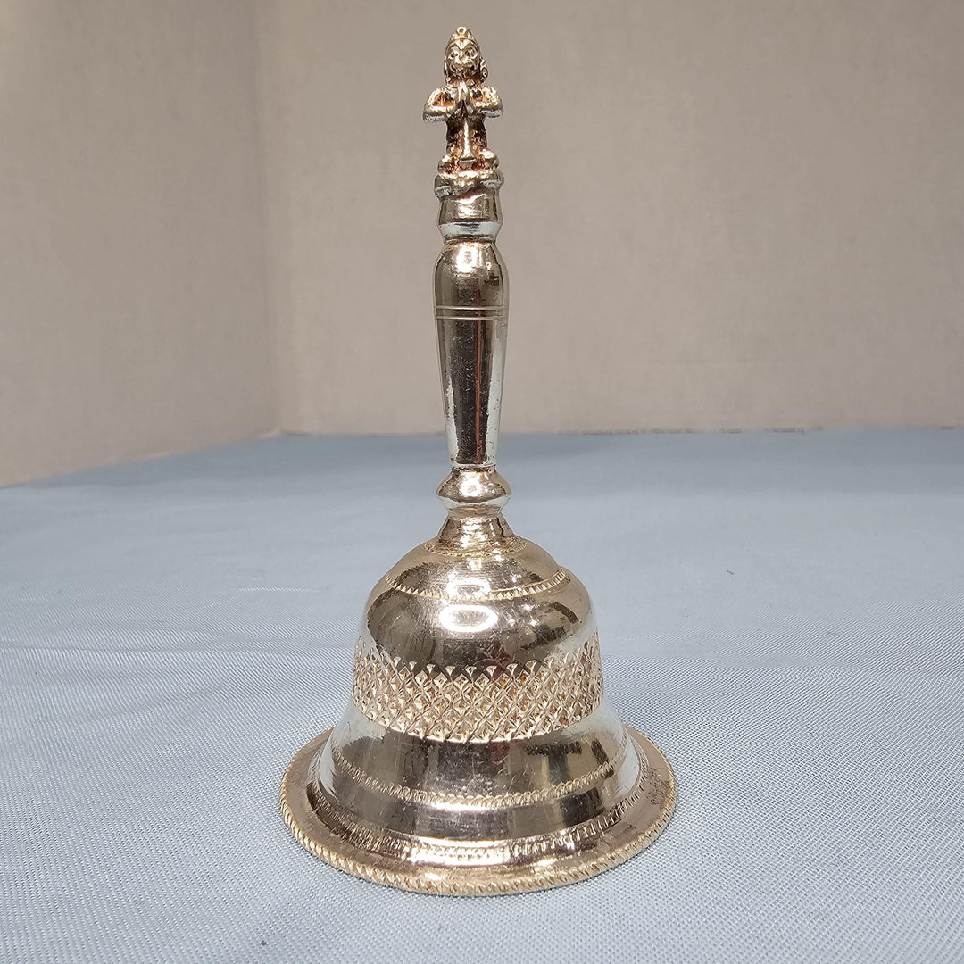Silver Solid Pooja bell