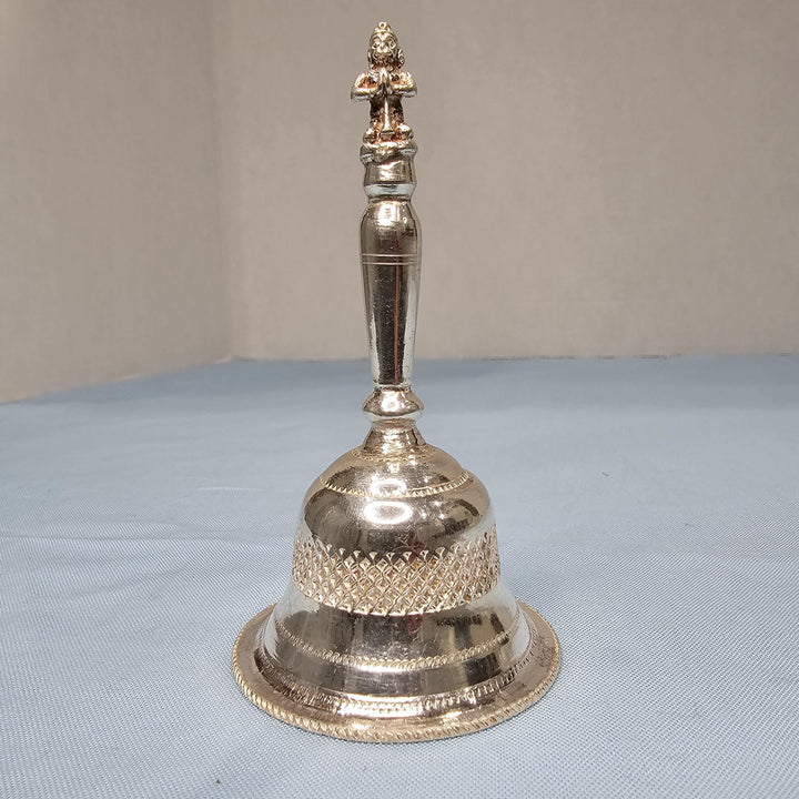 Silver Solid Pooja bell