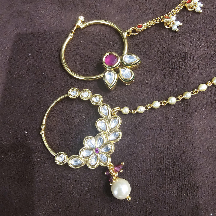 Kundan Nose Ring
