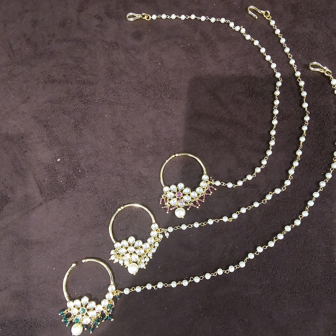 Kundan Nose Ring