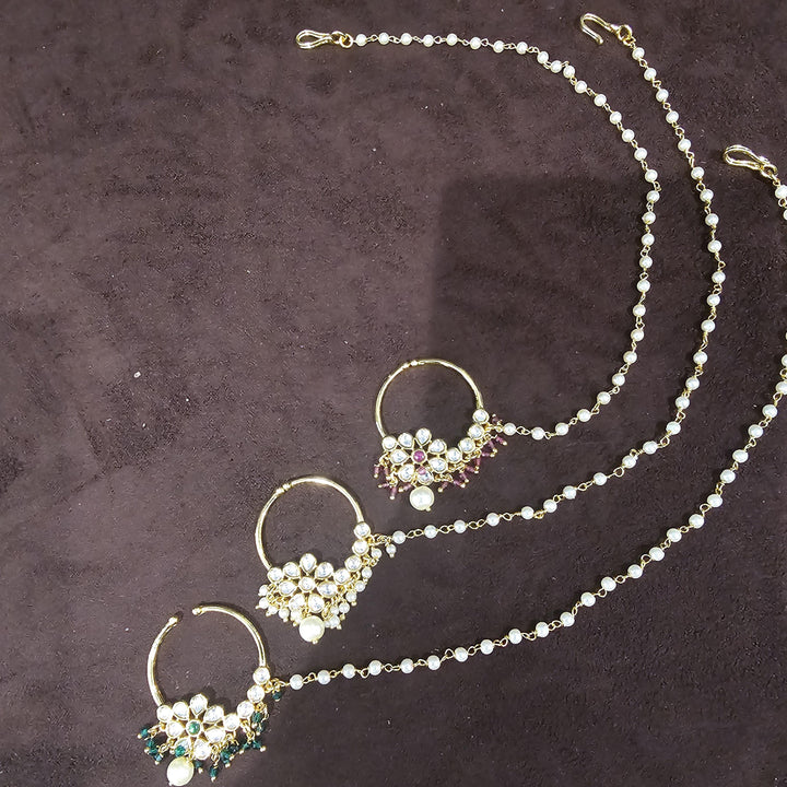 Kundan Nose Ring