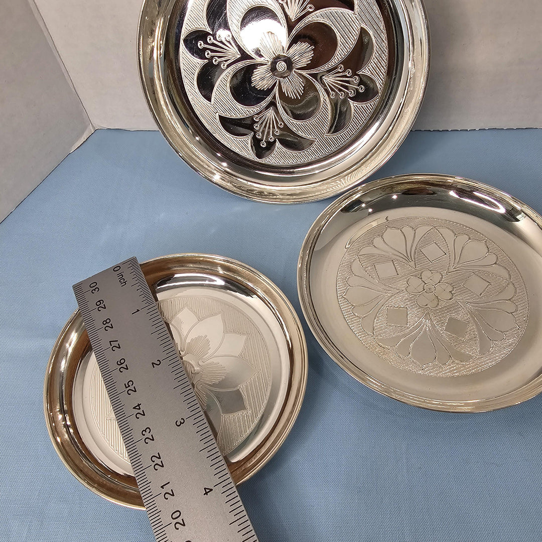 Silver small plates