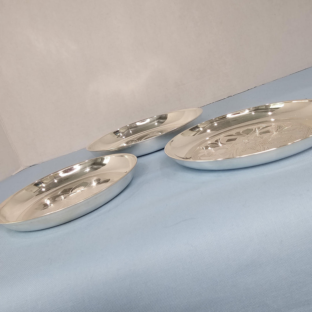 Silver small plates
